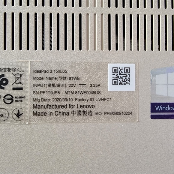 Lenovo IdeaPad 3 Intel i5-1035G1 Quad 12GB 256GB SSD 15.6-inch Touch Screen - Picture 5 of 7